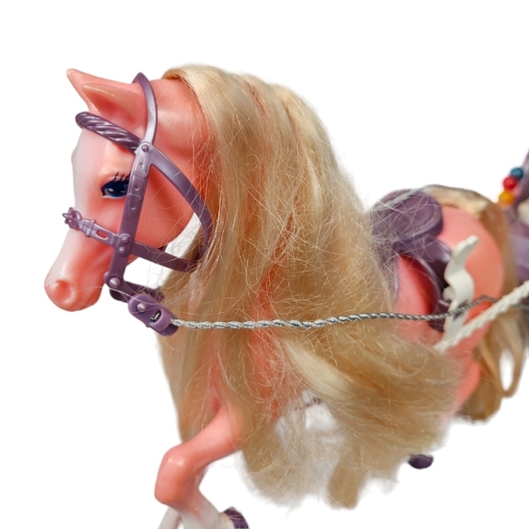 Rare Barbie Nutcracker Marzipan Candy Sleigh‎ & 5 Sugar Plum Fairies Play Set - Picture 3 of 15